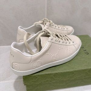 Gucci New Ace Logo Low Top Sneaker (Unisex)